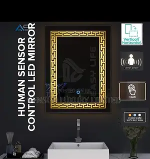 High Quality Human Sensor Control Led Bathroom Mirror