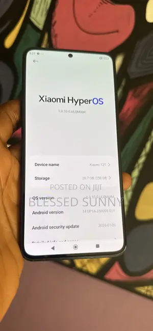 Xiaomi 12T 256 GB Black
