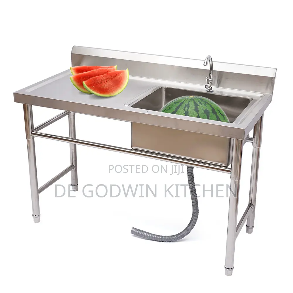Single Stainless Sink With Side