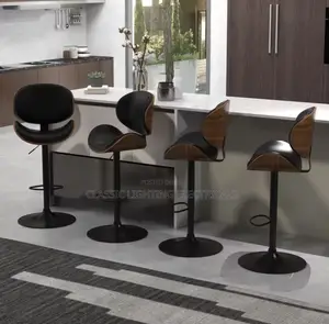 Adjustable Bars Height Chair For Kitchen Counter, Swivel Barstools