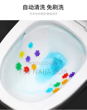 Toilet Flower Fragrance Bean Toilet Gel Bathroom