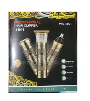 Professional 3-in-1 Rechargeable Hair Clipper and Trimmer Kit.