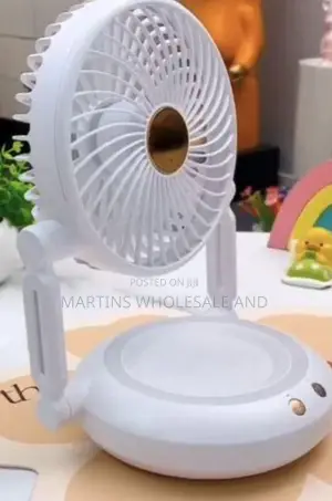 Portable Rechargeable and Foldable Mini Desk Fan