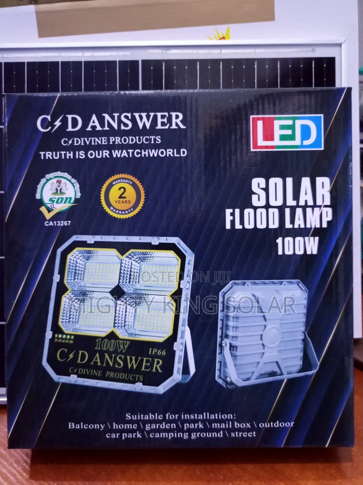100w Cd Answer Led Light With Panel