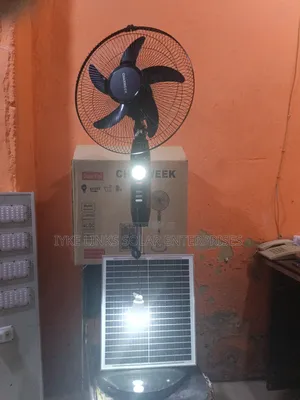 Rechargeable Solar Fan