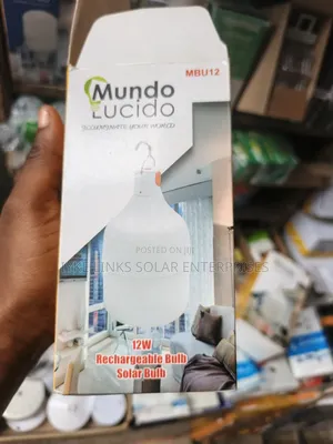 12w Rechargeable Bulb