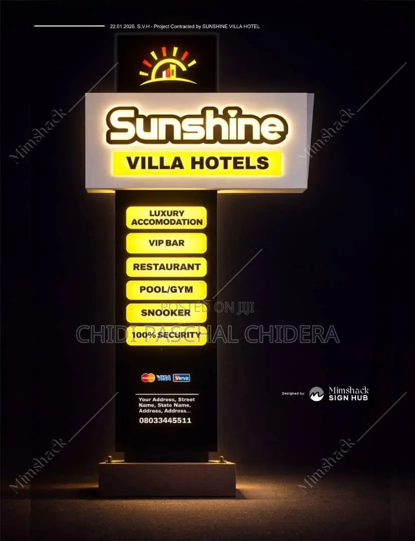 3d Signages With Led Light