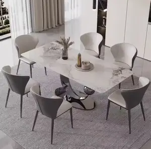 Restaurant Luxury Dining Tables Sets Design Big Center Dining Table