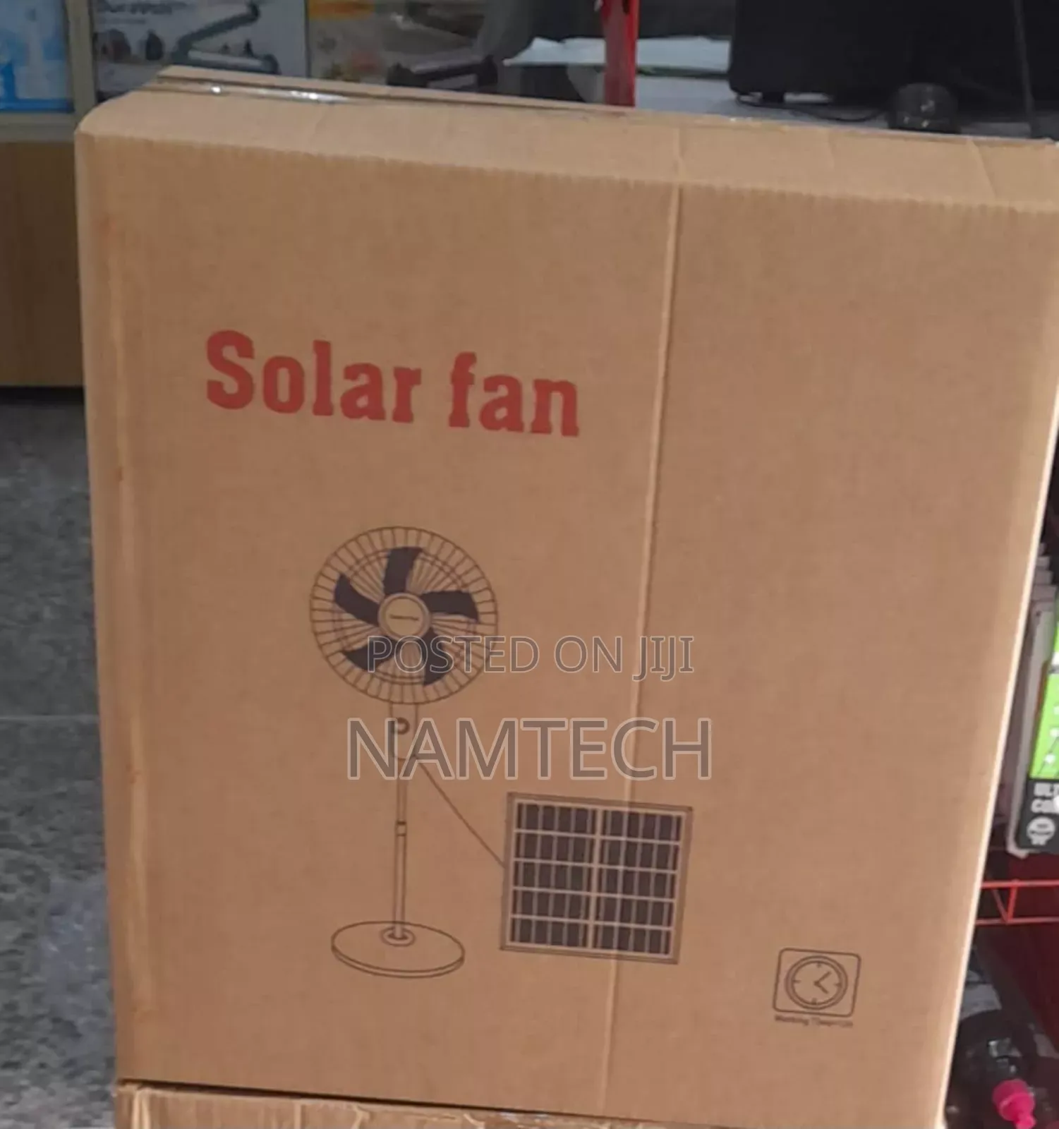 Solar Standing Fan
