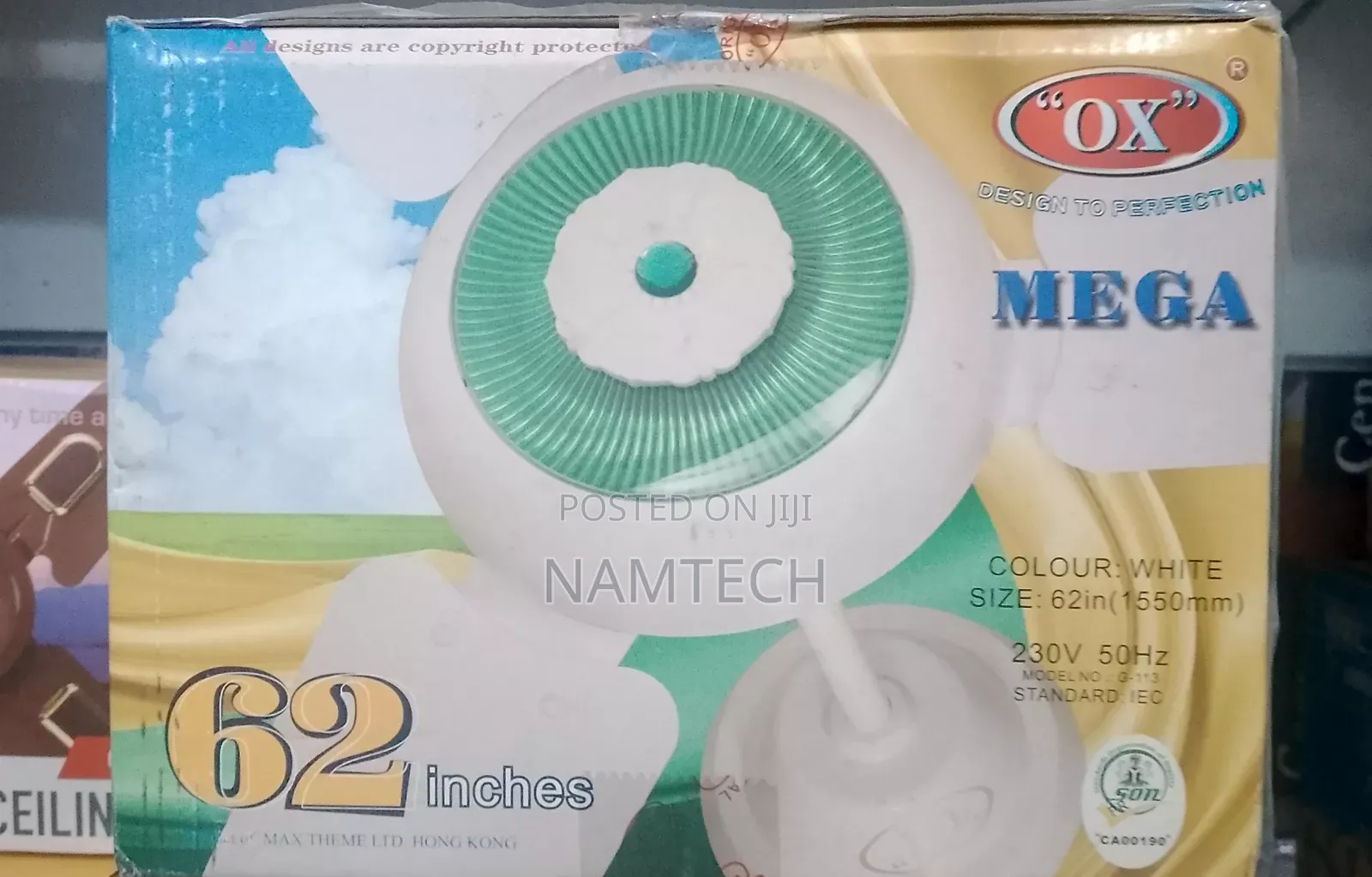 Ox Mega 62 Ceiling Fan