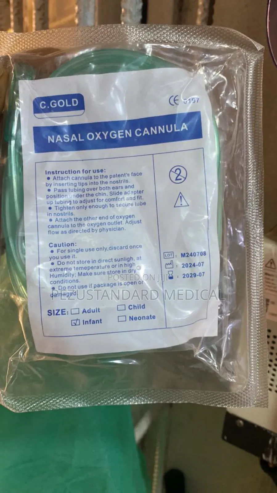 Nasal Oxygen Cannula