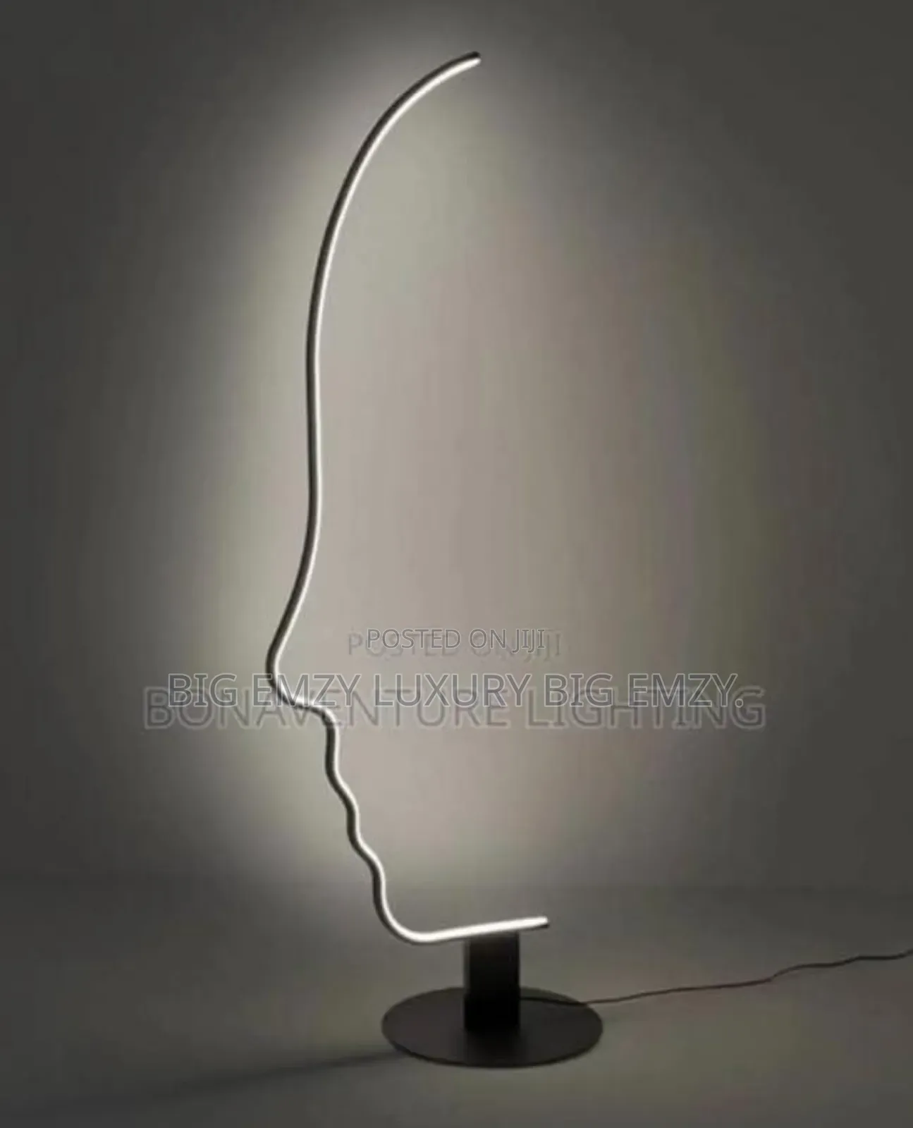 Human Face Floor Lamp .