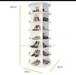 360°Rotational Shoe Rack