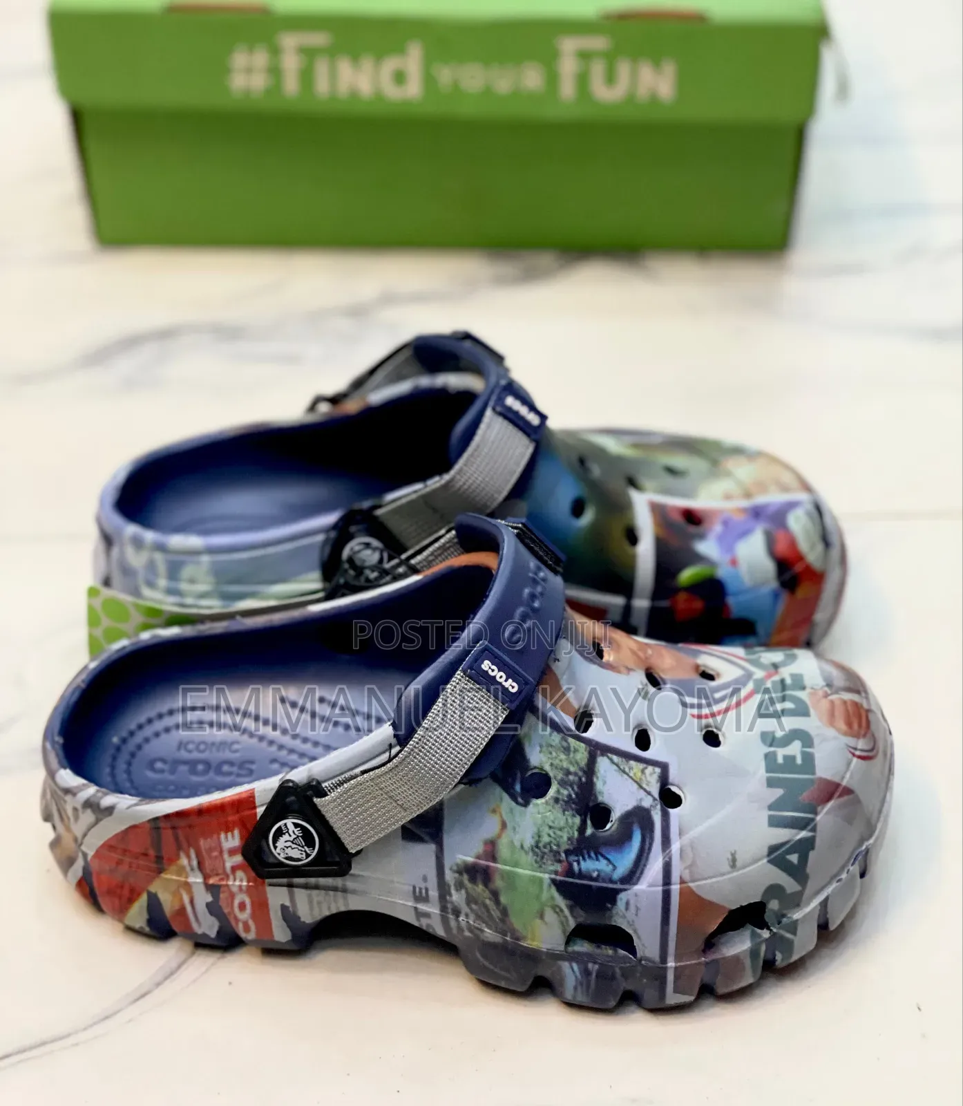 Crocs Band Vintage Print