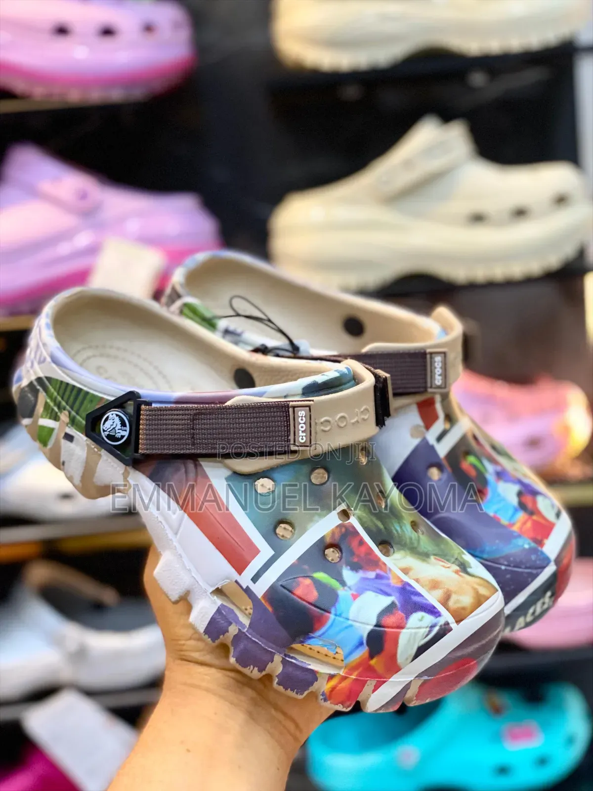 Crocs Band Vintage Print