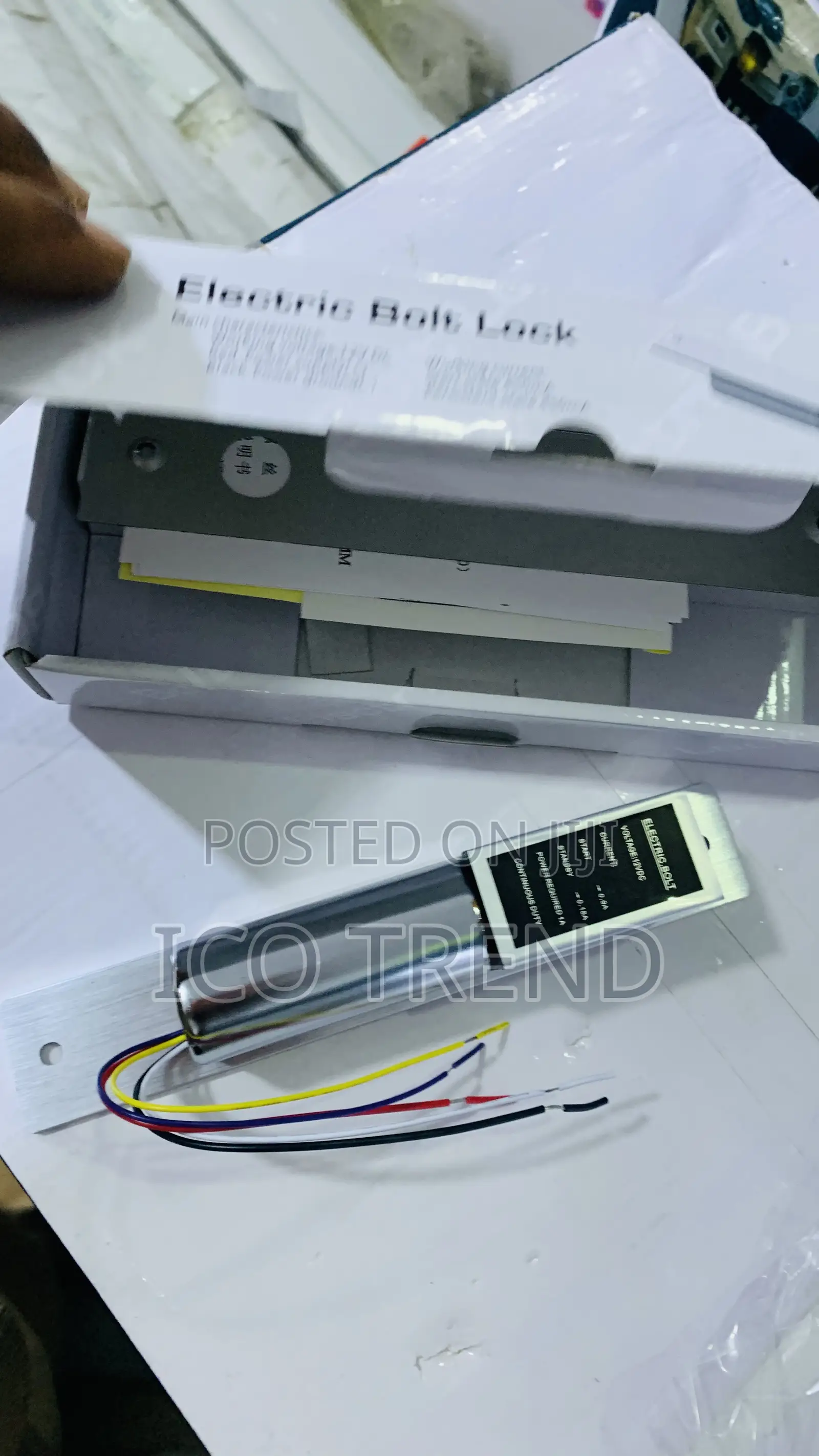 5wire Drop Bolt Lock With Timer and Feedback(5 Wire, Silver