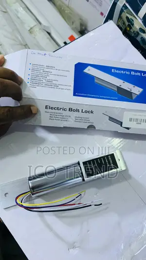 5wire Drop Bolt Lock With Timer and Feedback(5 Wire, Silver