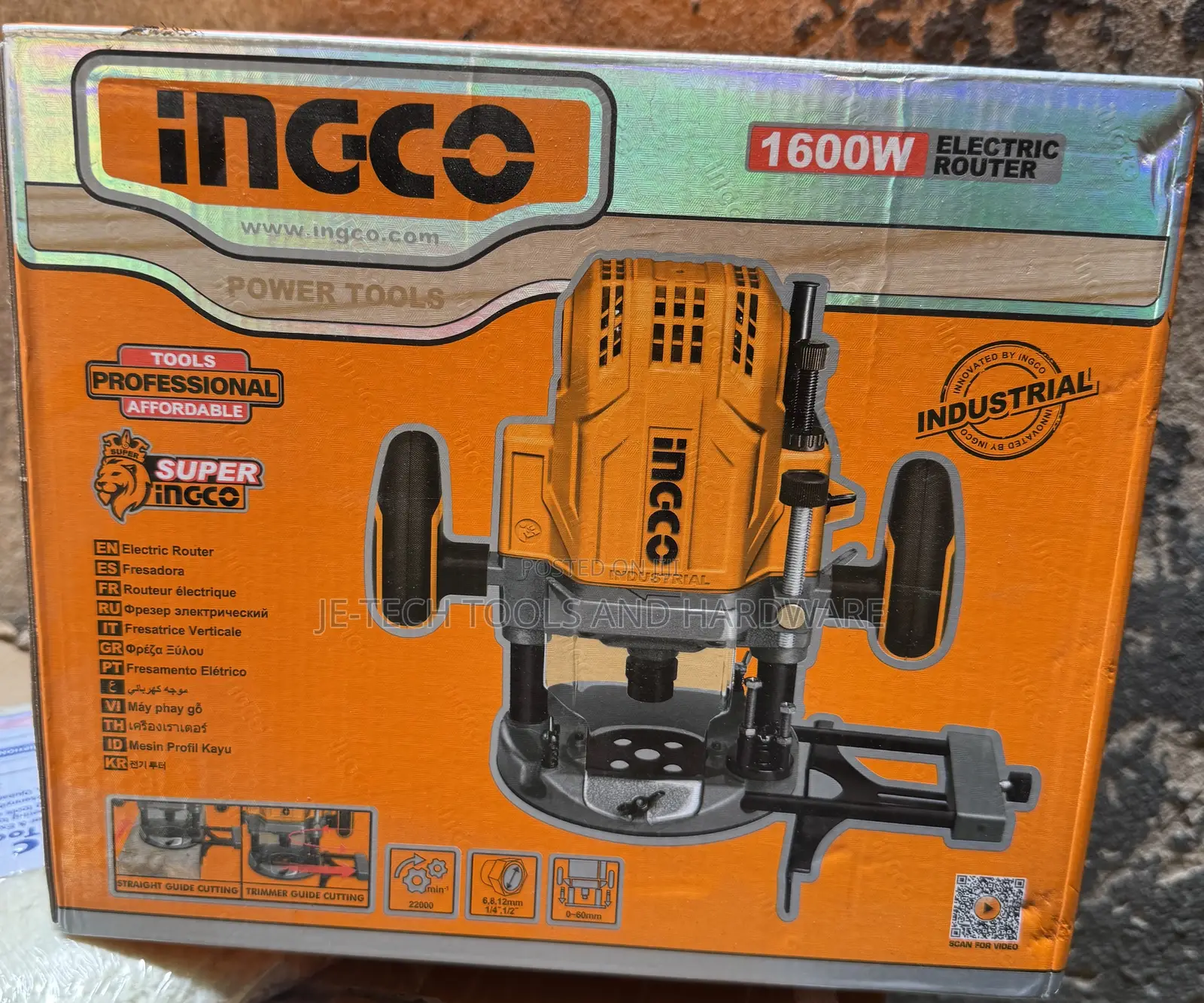 Ingco 1600w Electric Router