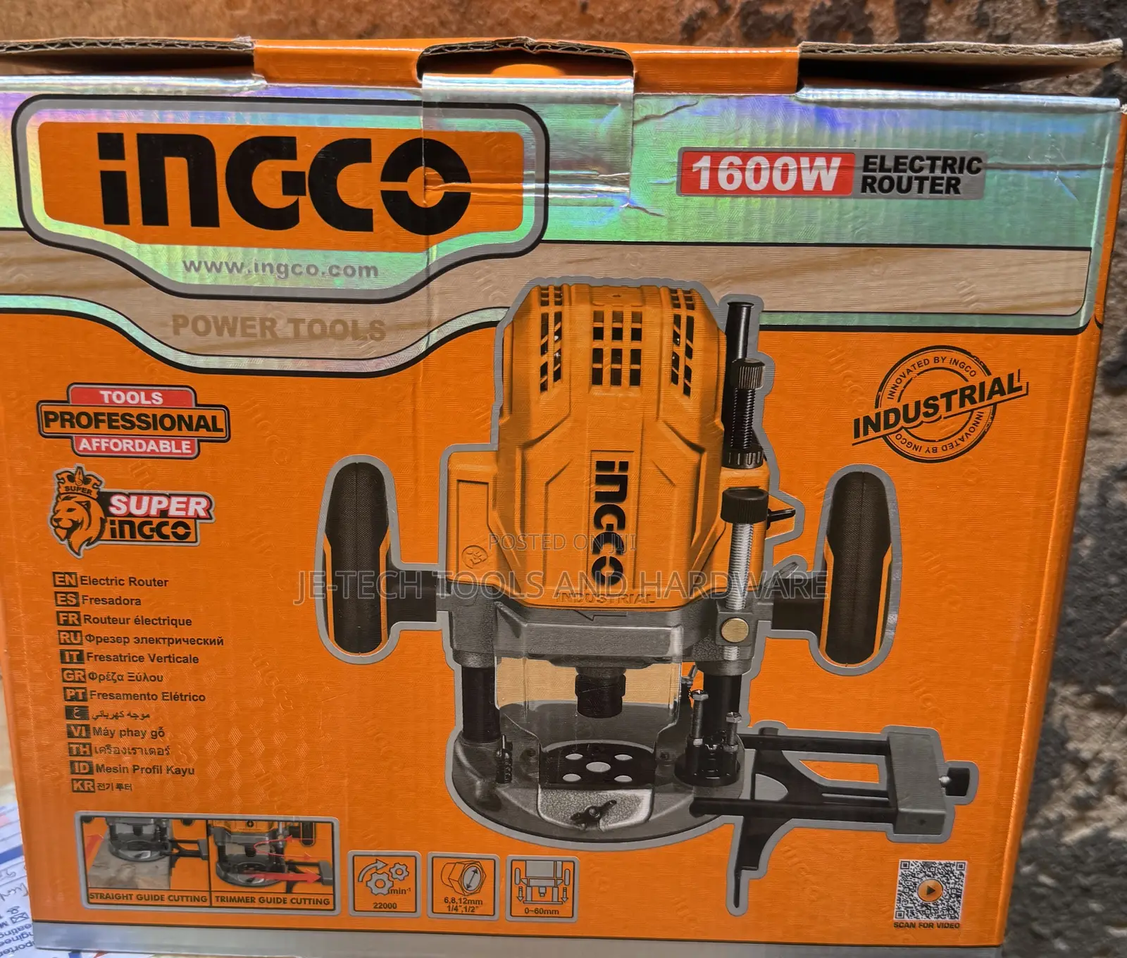 Ingco 1600w Electric Router