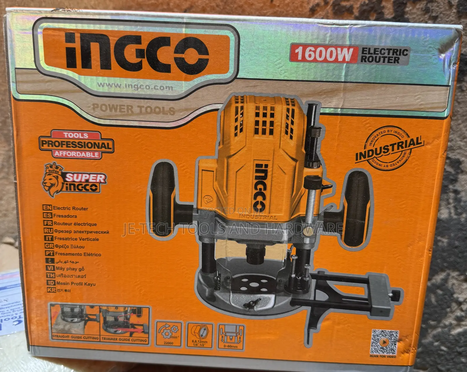 Ingco 1600w Electric Router