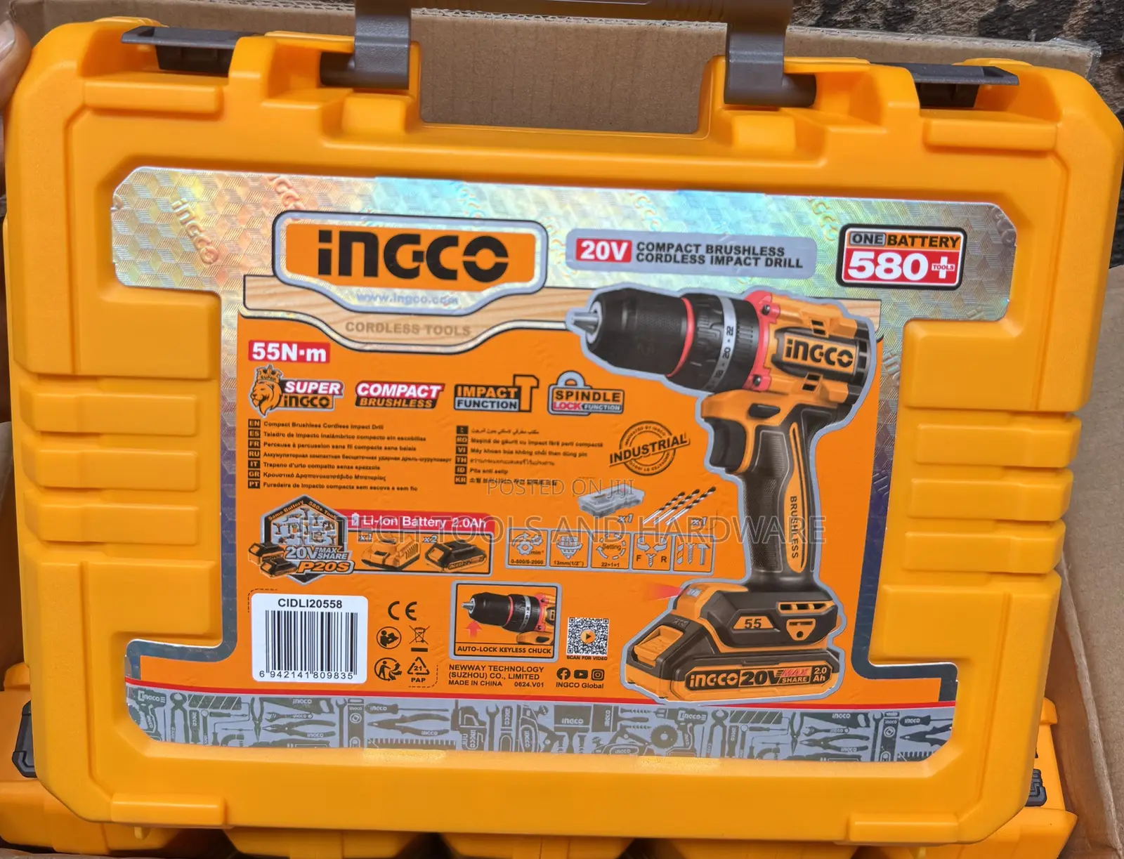 Ingco 20v Lithium-ion Impact Drill