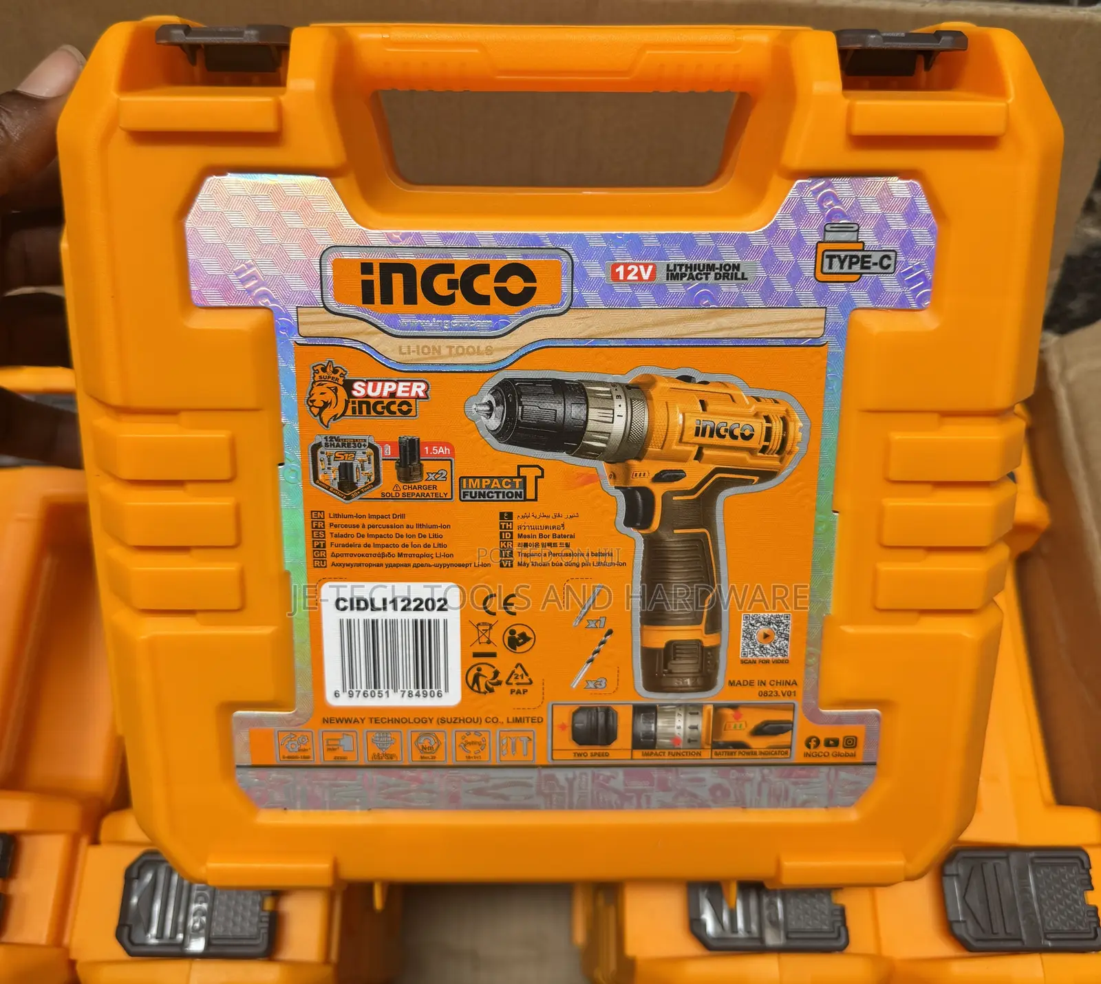 Ingco 12v Lithium-ion Impact Drill