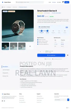 China Turkey Import Store Website – Catalogue Pre-order System