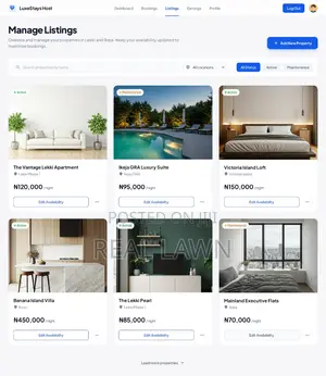 Hotel Short-Let Booking Website (Lekki, Ikeja, Abuja)