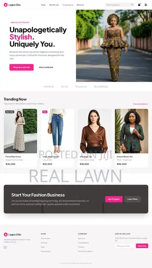 Professional E-Commerce Website for Fashion Boutiques