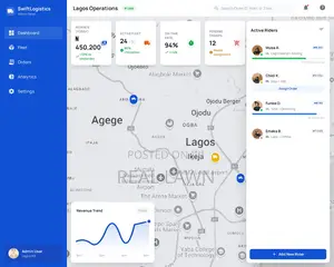 Logistics Website With Live Package Tracking System