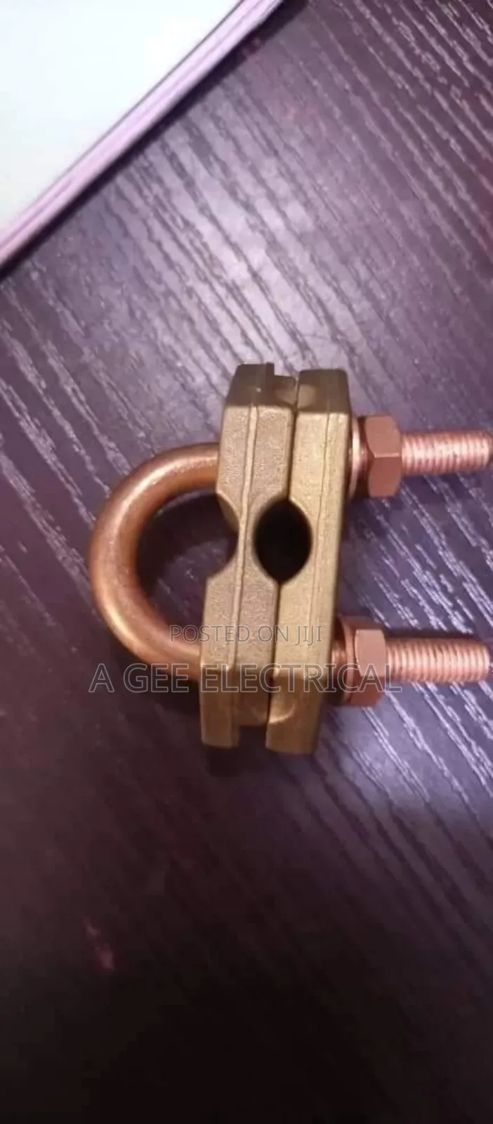 Copper U Clamp For Copper Wire To Rod
