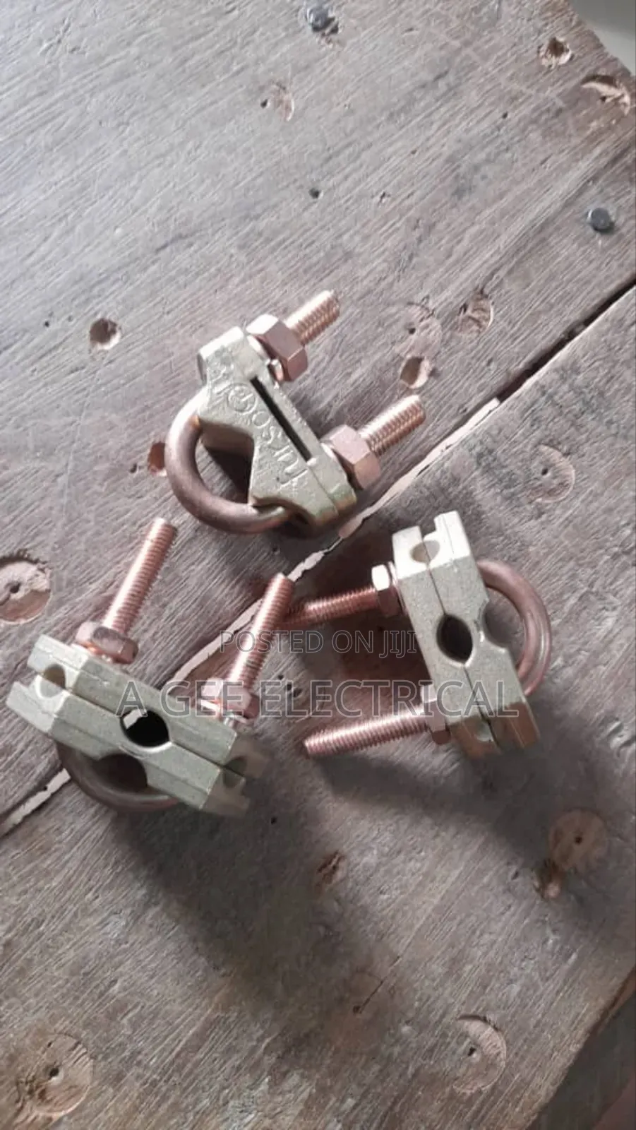 Copper U Clamp For Copper Wire To Rod