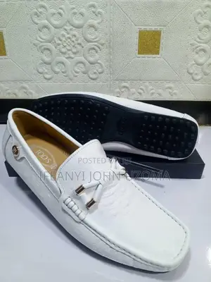 High Quality White Color Loafers Shoe