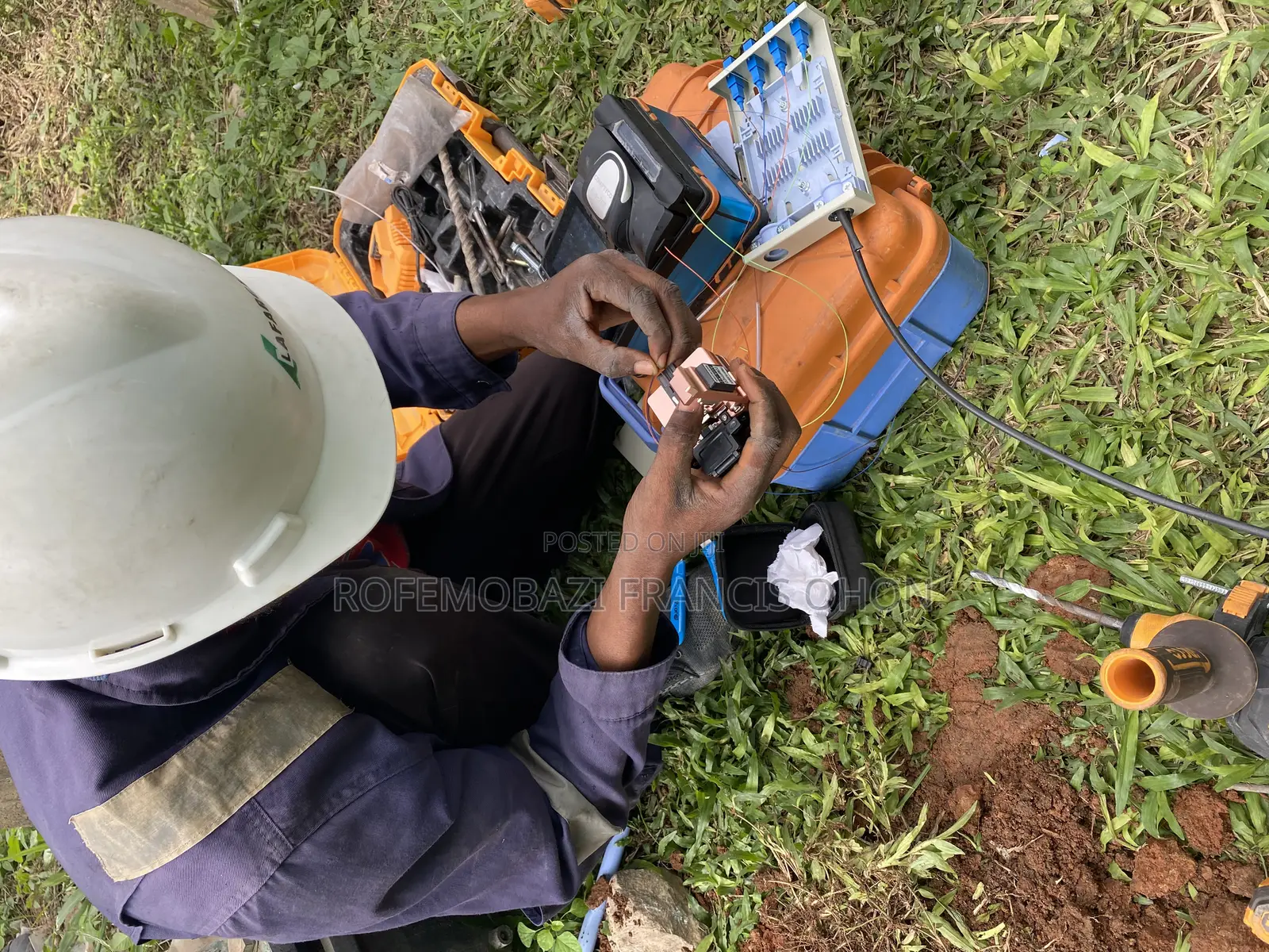Fibre Optics Splicing