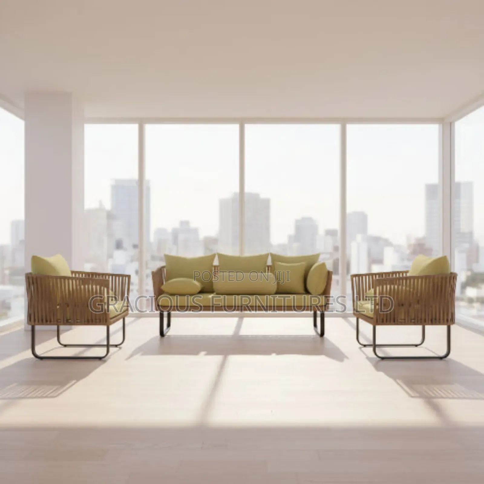 Unique Rattan Chairs Set