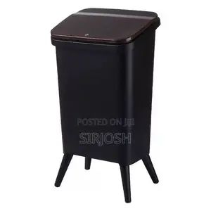 Trash Can With Press