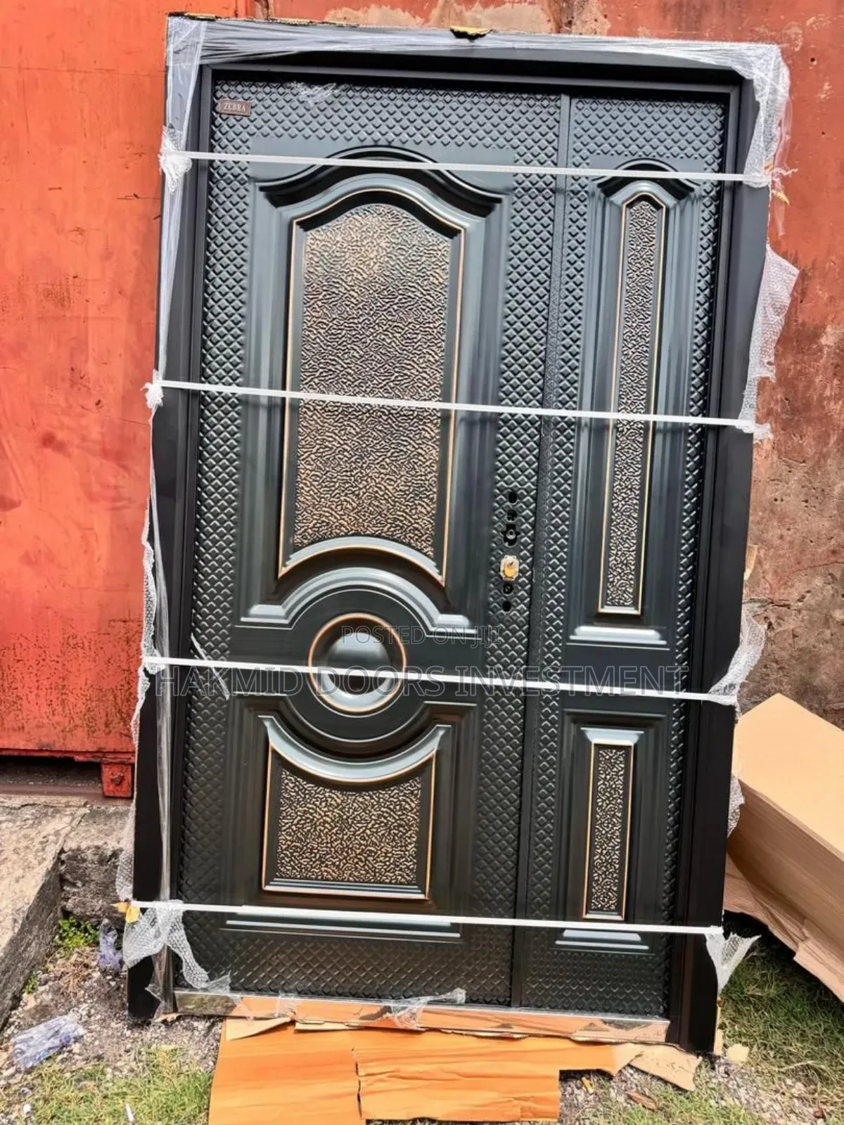 Copper Cast Security Door