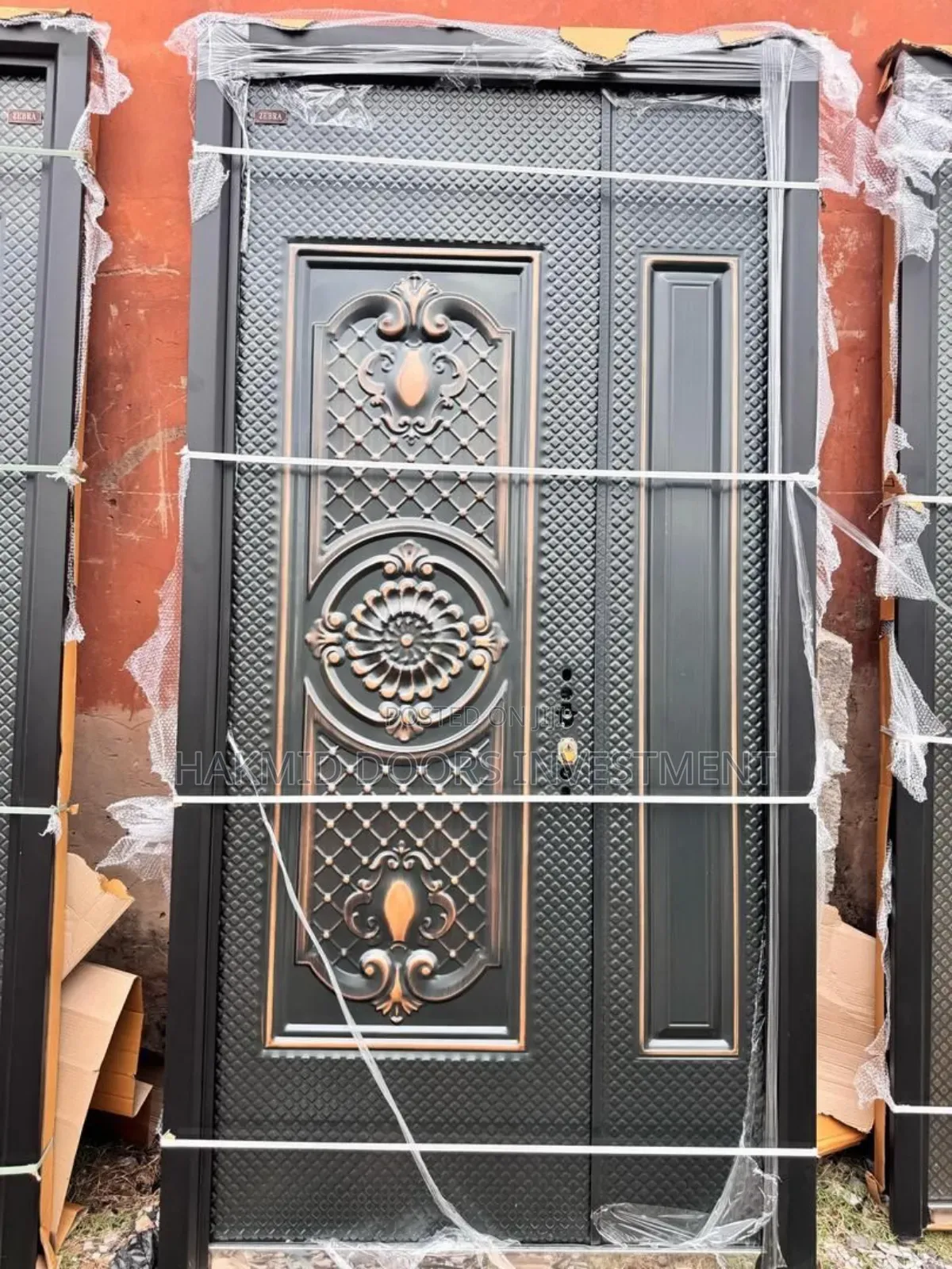 Copper Cast Security Door