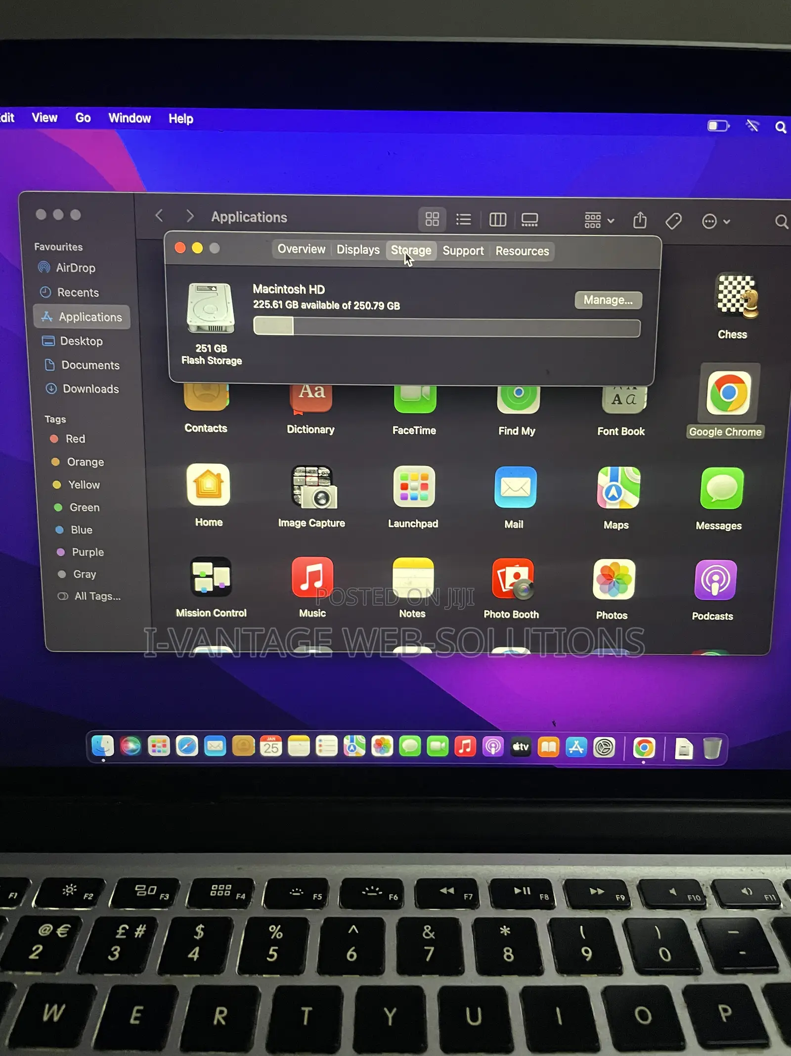 Laptop Apple MacBook Pro 2015 16GB Intel Core I5 SSD 256GB