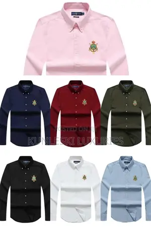 Original Polo Ralph Lauren Big Badges Crest Long Sleeve Shirt