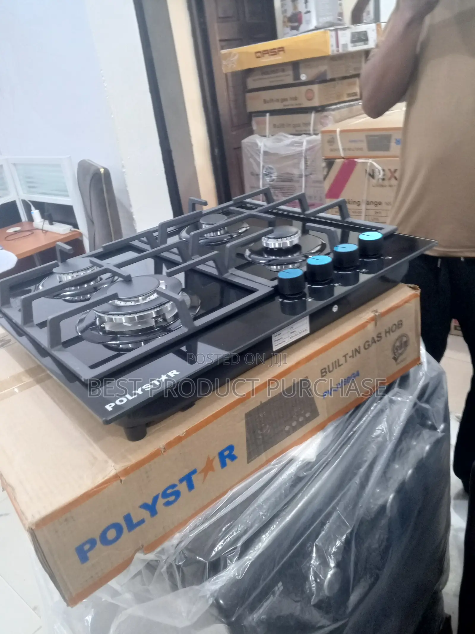 4 Burner Inbuilt Gas Hob – Polyester Finish