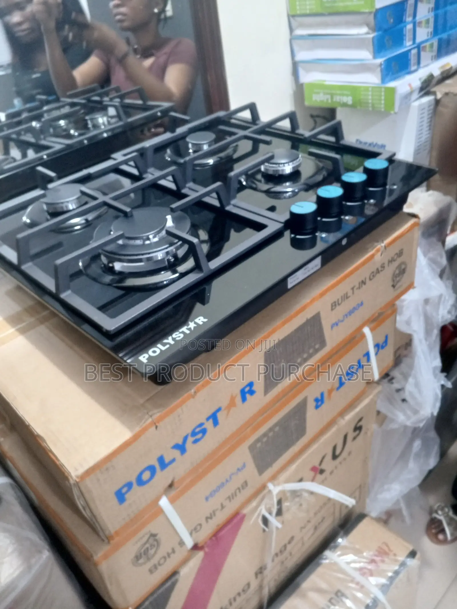 Polyester Surface Inbuilt Gas Burner – 4 Units