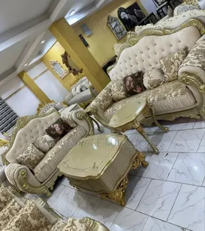 Royal Sofa Chairs By 7seaters With Center Table And 2 Side Stools