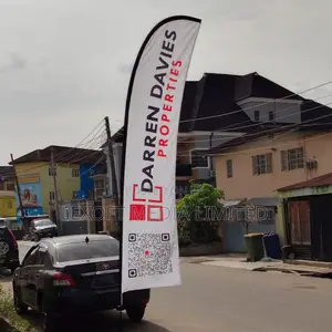 Feather Banner With Stand and Printing