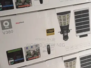 Solar Street Light With Triple Lens Camera