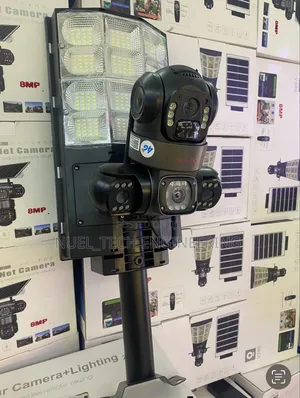 Solar Light With 3-Lens Smart Camera – All-in-One Security Solution