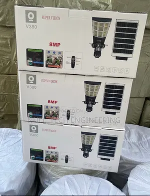 Solar Light With 3-Lens Smart Camera – All-in-One Security Solution
