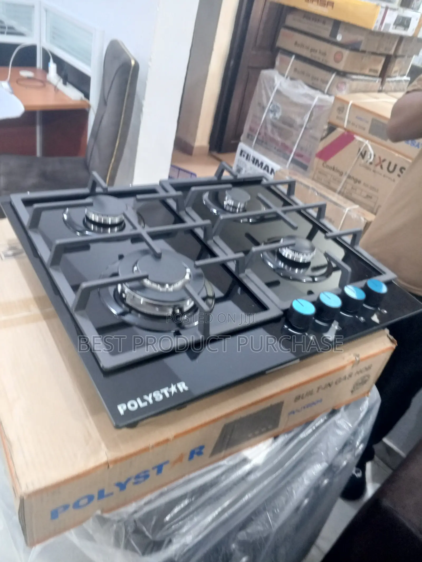 Polystar Gas Hob Unit – 4 Burner Built-In