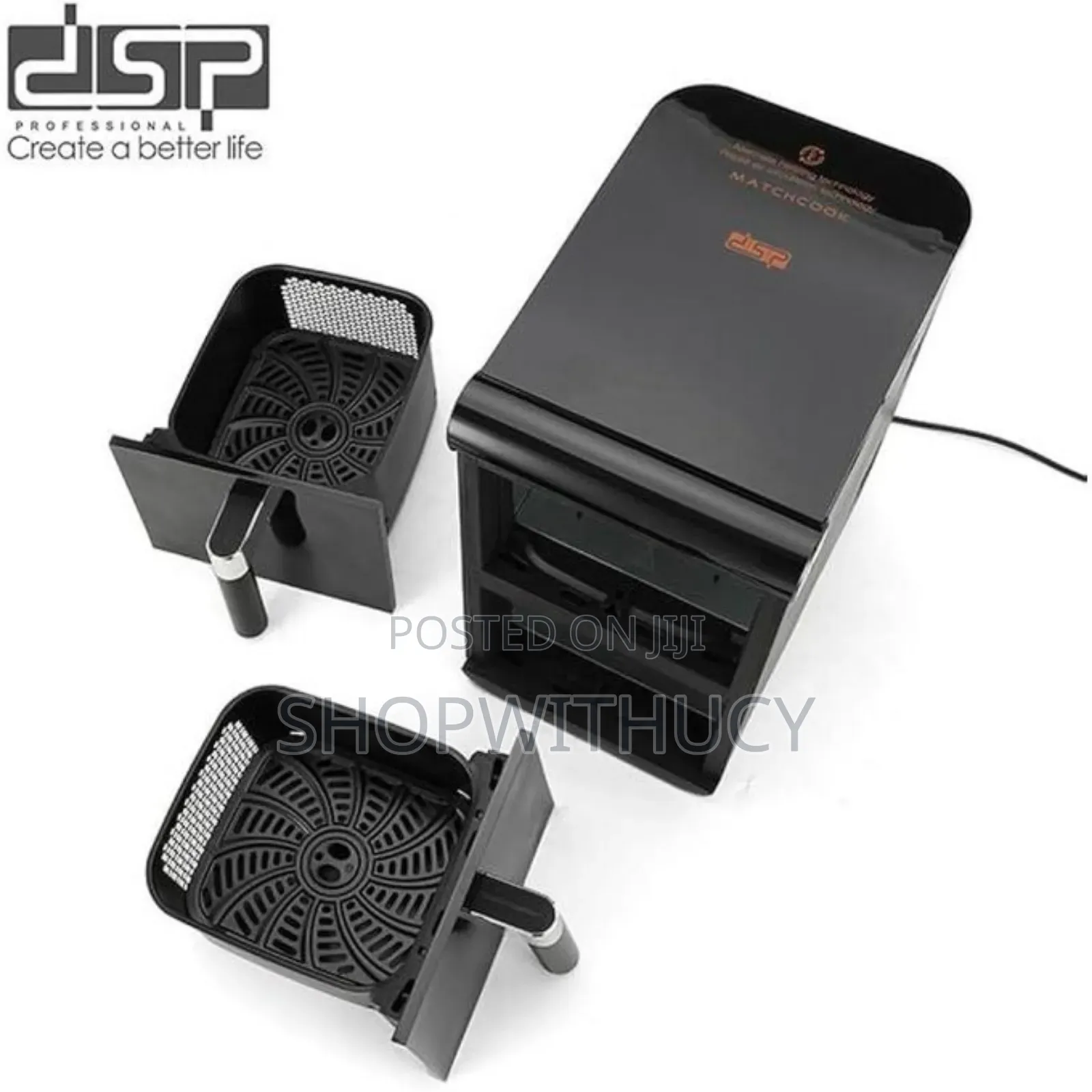 DSP Exquisite 12 Litres Dual-Stack Air Fryer - 1700w
