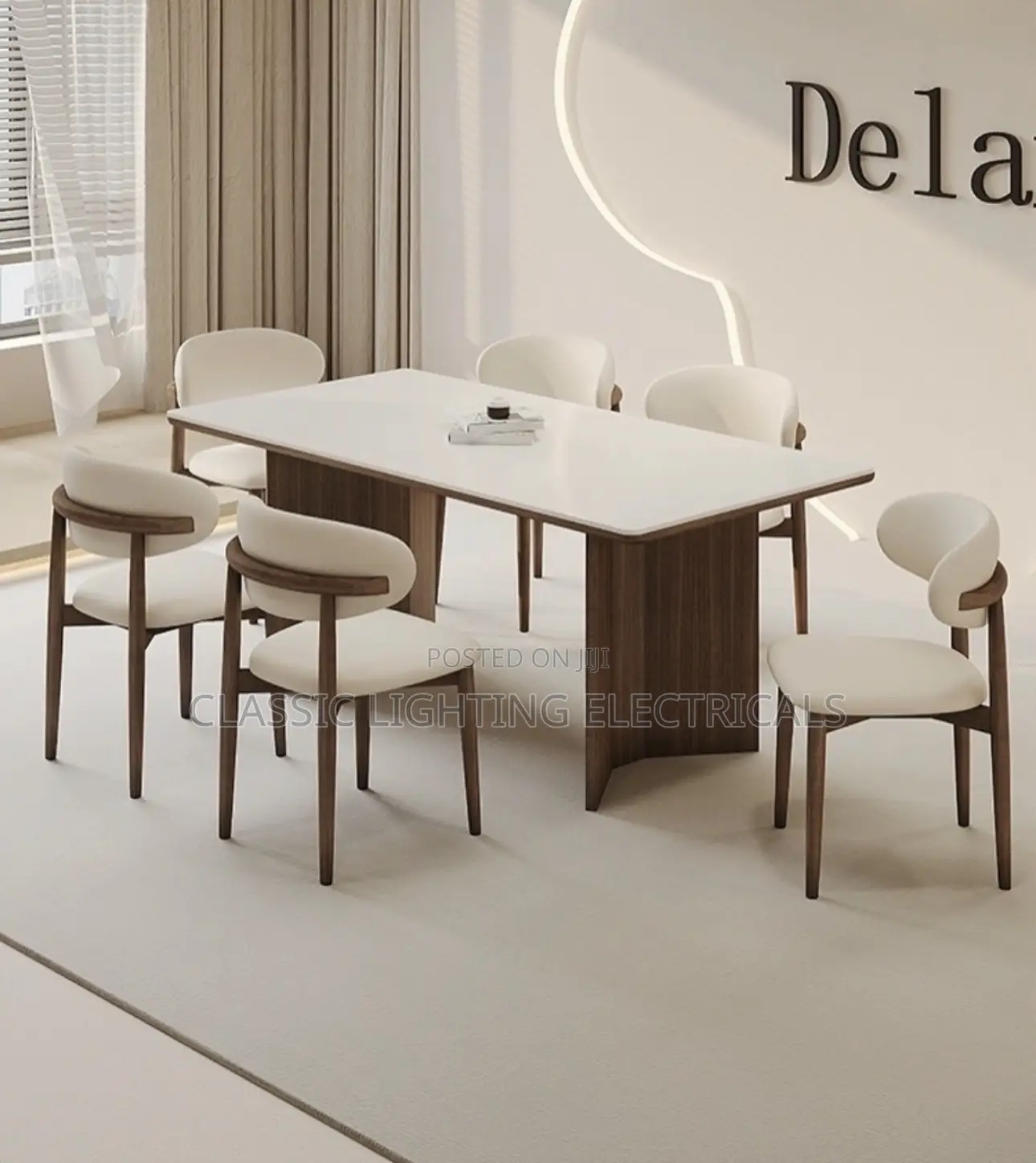 Minimalist Luxury Dining Table Set